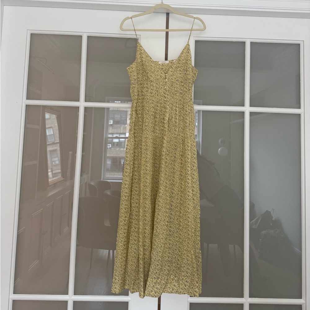Doen Floral Yellow Maxi Dress